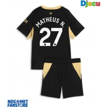 Manchester City Matheus Nunes #27 Gostujuci Dres za djecu 2026-27 Kratak Rukav (+ Kratke hlače)